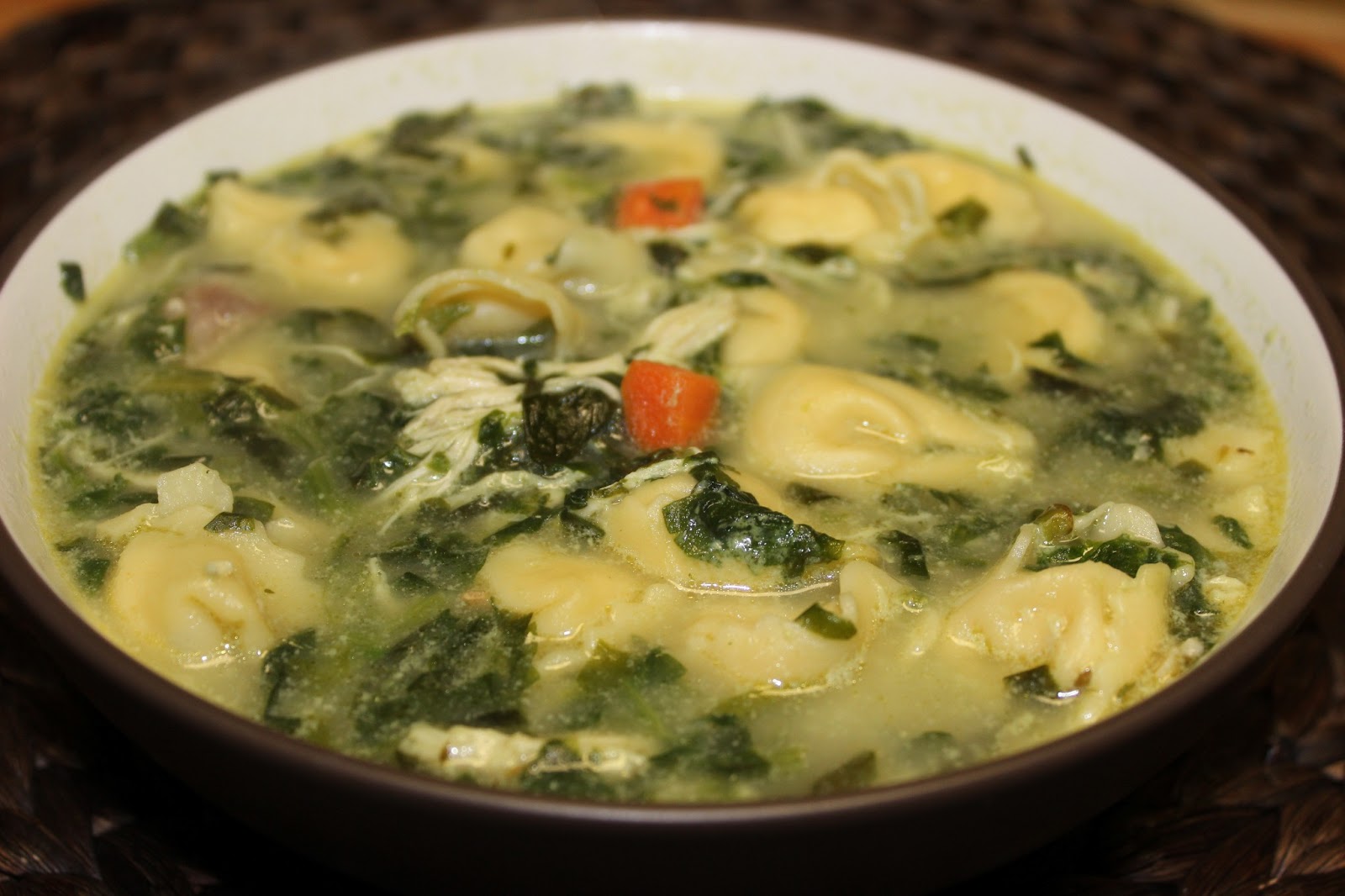 The Cookbook Project Roasted Chicken Florentine Soup